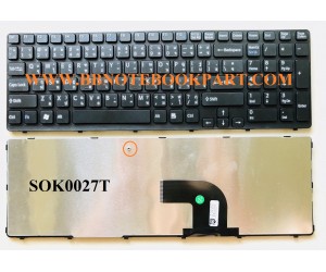 Sony Keyboard คีย์บอร์ด SVE151  SVE1512 SVE1513 ภาษาไทย อังกฤษ